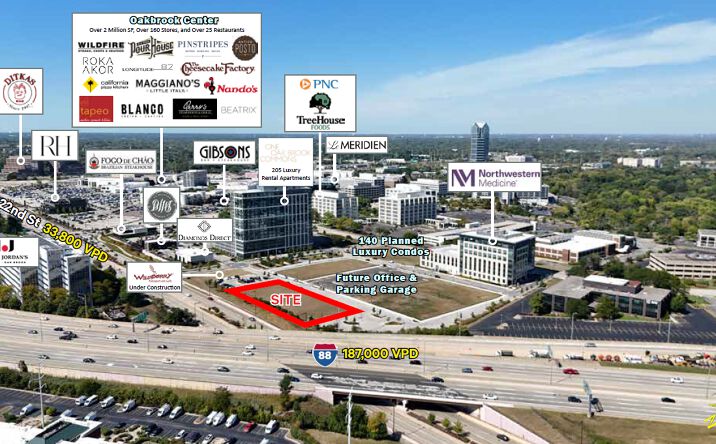 Pictures of Land, Retail property located at 2150 McDonald Dr, Oak Brook, IL 60523 for sales - image #1