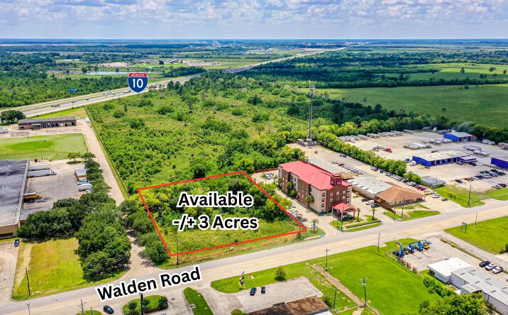 Pictures of Hospitality, Industrial, Land, Mixed Use, Multifamily property located at -/+ 3 Acres walden road, Beaumont, TX 77707 for sales - image #1