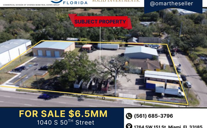 Pictures of Business for Sale, Industrial, Mixed Use property located at 1040 S 50th St, Tampa, FL 33619 for sales - image #1