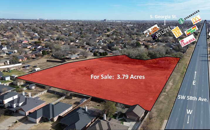 Pictures of Land property located at Southwest 58th Avenue, between I-27 & S. Georgia, Amarillo, TX 79110 for sales - image #1