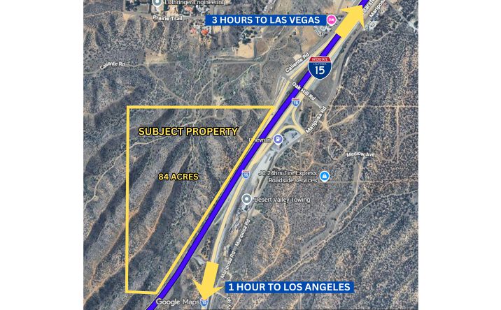 Pictures of Land property located at 0 Caliente & Oak Hills, Hesperia, CA 92345 for sales - image #1