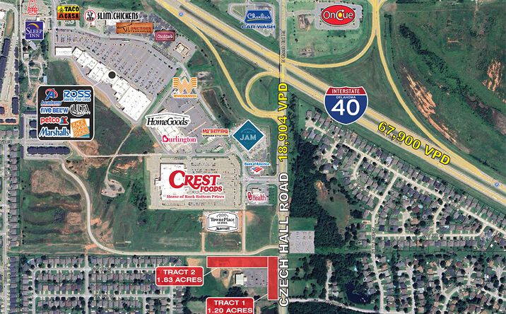 Pictures of Land property located at 301 N Czech Hall Rd, Yukon, OK 73099 for sales - image #1