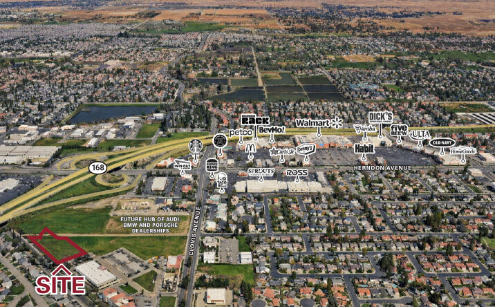 Pictures of Land property located at Clovis and Herndon avenue, Clovis, CA, Clovis, CA 93612 for sales - image #1