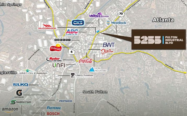 Pictures of Industrial property located at 5255 Fulton Industrial Blvd SW, Atlanta, GA 30336 for sales - image #1