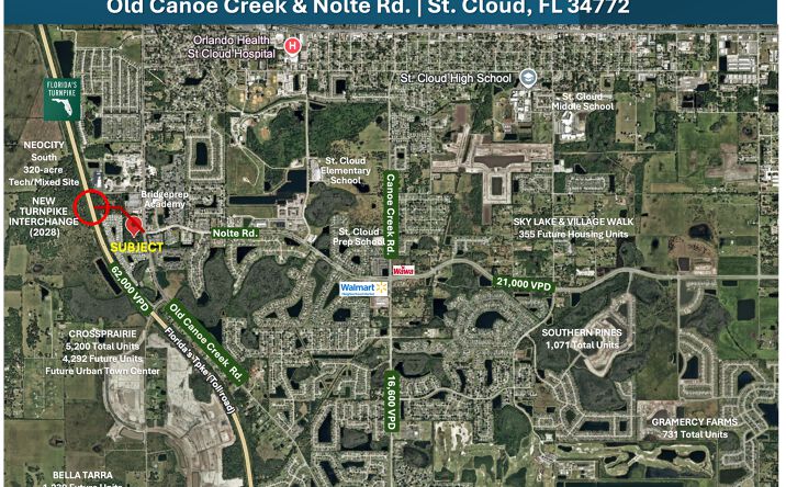Pictures of Land property located at Old Canoe Creek Rd & Nolte Rd, St. Cloud, FL 34772 for sales - image #1