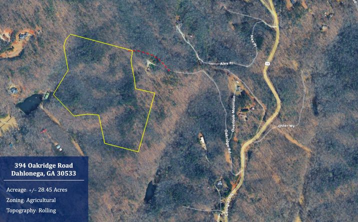 Pictures of Land property located at 394 Oakridge Rd, Dahlonega, GA 30533 for sales - image #1