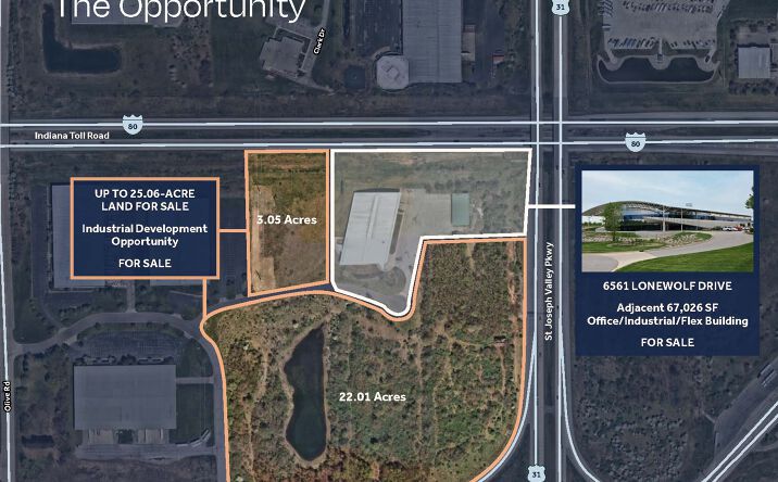 Pictures of Land property located at I-80 & US-31, South Bend, IN 46601 for sales - image #1