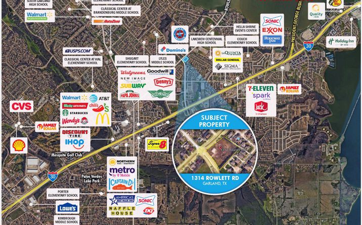 Pictures of Land property located at 1314 Rowlett Rd, Garland, TX 75043 for sales - image #1