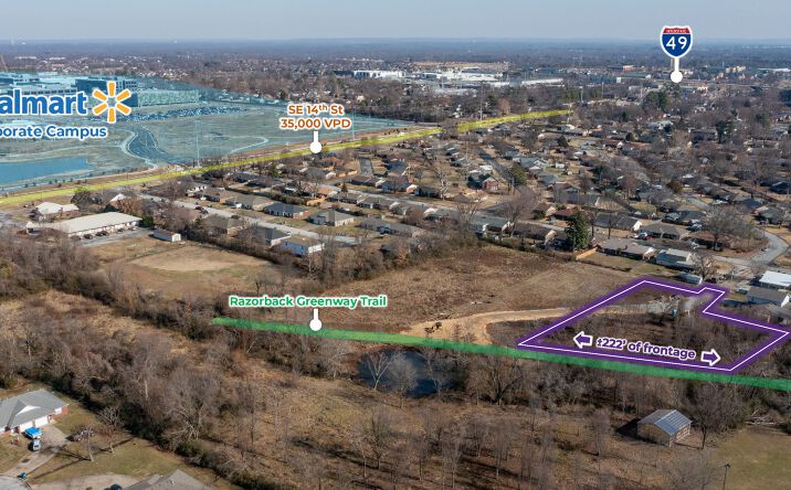 Pictures of Land property located at Lawrence St, Bentonville, AR 72712 for sales - image #1