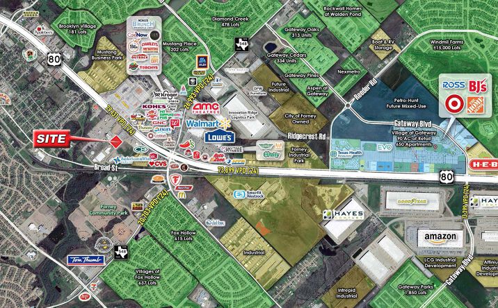 Pictures of Land property located at 505 E US Hwy 80, Forney, TX 75126 for sales - image #1