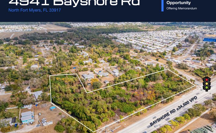 Pictures of Land property located at 4941 Bayshore Rd, North Fort Myers, FL 33917 for sales - image #1