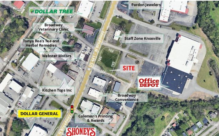 Pictures of Land property located at 4126 N Broadway, Knoxville, TN 37917 for sales - image #1