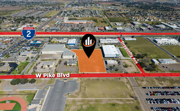 Pictures of Land, Mixed Use property located at 1406 W Pike Blvd, Weslaco, TX 78596 for sales - image #1