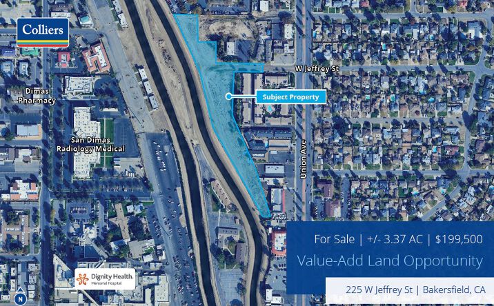 Pictures of Land property located at 225 W Jeffrey St, Bakersfield, CA 93305 for sales - image #1