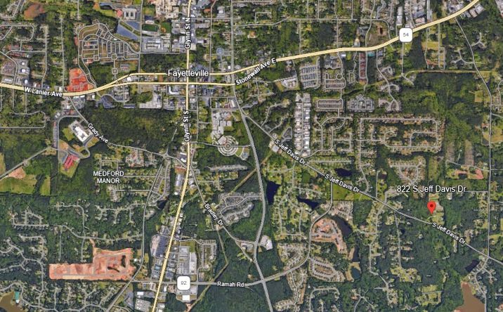 Pictures of Land property located at 822 S Jeff Davis Dr, Fayetteville, GA 30215 for sales - image #1