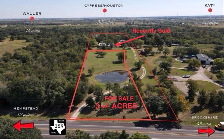Pictures of Land property located at 13380 FM 359 Rd, hempstead, TX 77445 for sales - image #1