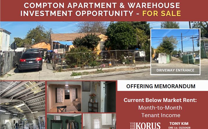 Pictures of Industrial, Land, Mixed Use, Multifamily, Office property located at 531 E Oaks St, Compton, CA 90221 for sales - image #1