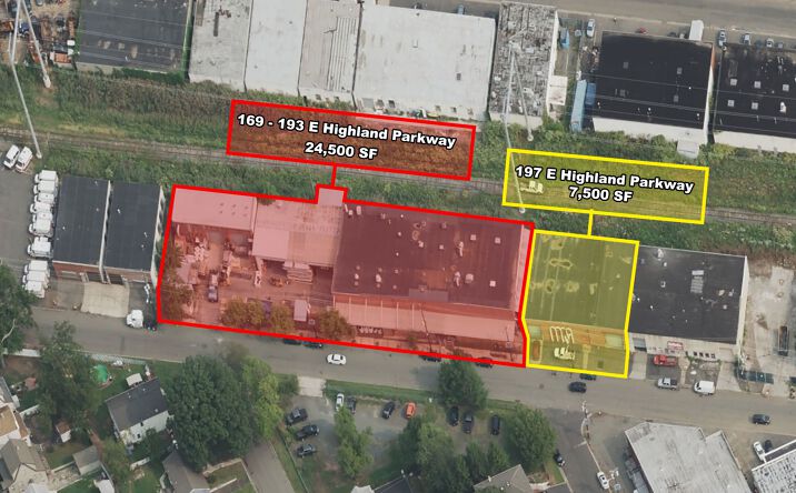 Pictures of Industrial property located at 169 - 193 E Highland Parkway, Roselle, NJ 07203, 197 E Highland Parkway, Roselle, NJ 07203 for sales - image #1