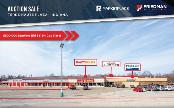 Pictures of Industrial, Retail, Self Storage property located at 1122-1132 Locust Street, Terre Haute, IN 47807 for sales - image #1
