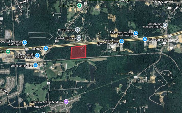 Pictures of Land property located at 12199 US-280, Sterrett, AL 35147 for sales - image #1