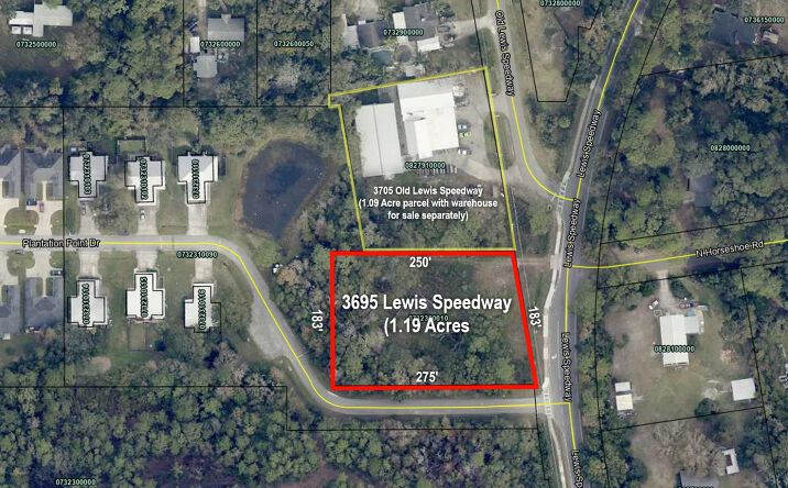 Pictures of Land property located at 3695 Lewis Speedway, St Augustine, FL 32084 for sales - image #1