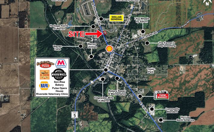 Pictures of Office, Retail property located at 824 N Huntington Ave, Warren, IN 46792 for sales - image #1