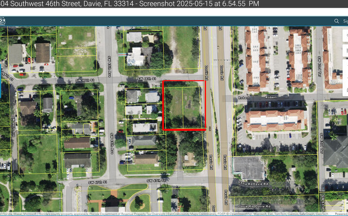 Pictures of Land property located at 6404 SW 46th St, Davie, FL 33314 for sales - image #1