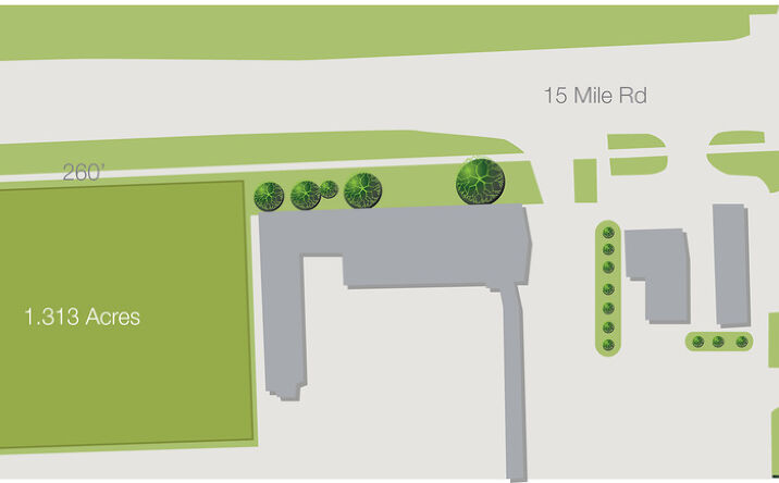 Pictures of Land property located at 7700 15 Mile Rd, Sterling Heights, MI 48312 for sales - image #1