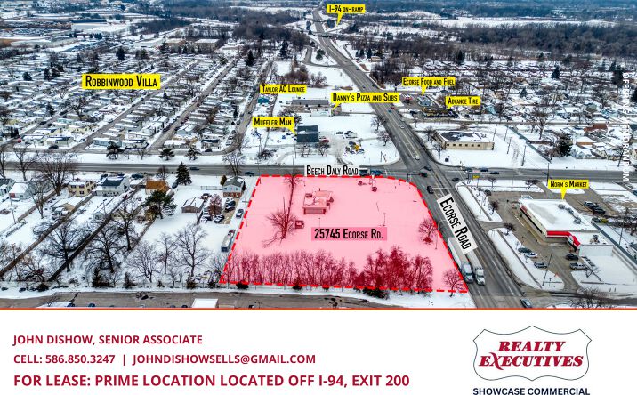 Pictures of Retail property located at 25745 Ecorse Rd, Taylor, MI, USA, Taylor, MI 48180 for sales - image #1