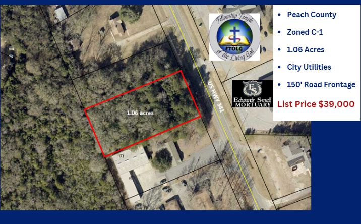 Pictures of Land property located at 1012 US-341, Fort Valley, GA 31030 for sales - image #1
