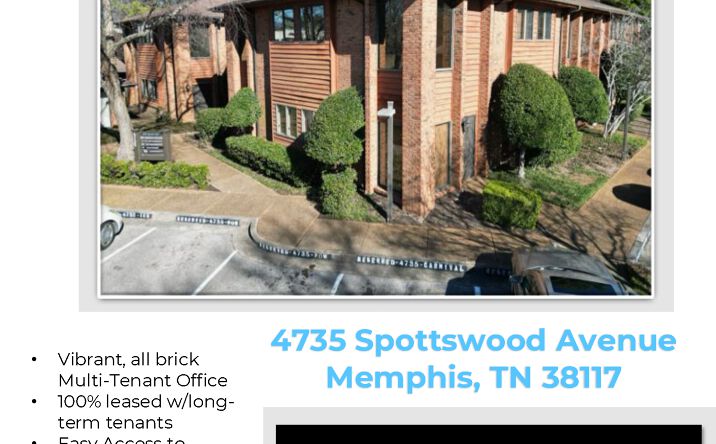 Pictures of Office property located at 4735 Spottswood Ave, Memphis, TN 38117 for sales - image #1