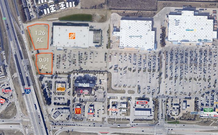 Pictures of Land property located at I-35 & West University Dr, Waco, TX 76201 for sales - image #1