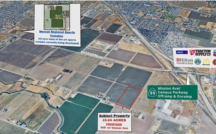 Pictures of Land property located at Vassar Ave, Merced, CA 95341 for sales - image #1