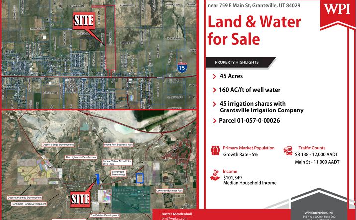 Pictures of Land property located at 749 E Main St, Grantsville, UT 84029 for sales - image #1