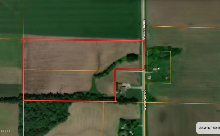 Pictures of Land property located at 23 Highway, Ashley, IL 62808 for sales - image #1