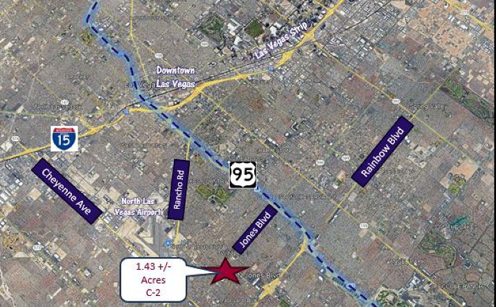 Pictures of Land, Retail property located at 2499 N Jones Blvd, Las Vegas, NV 89108 for sales - image #1