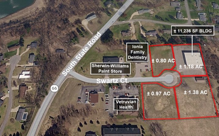 Pictures of Land, Mixed Use, Office, Retail property located at 410 Swartz Ct, Ionia, MI 48846 for sales - image #1