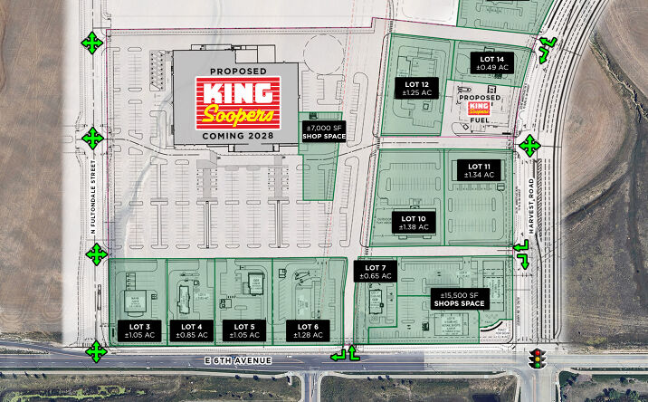 Pictures of Land, Retail property located at 24500 E 6th Ave, Aurora, CO 80018 for sales - image #1