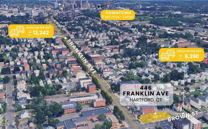 Pictures of Mixed Use, Retail property located at 446 Franklin Ave, Hartford, CT 06114 for sales - image #1
