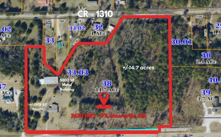 Pictures of Mixed Use, Office, Industrial property located at 3430 MS-178, Mooreville, MS 38857 for sales - image #1