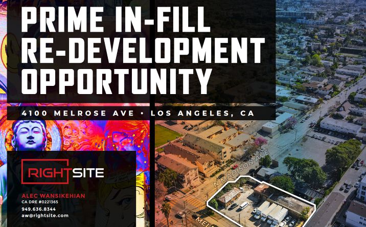 Pictures of Land property located at 4100 Melrose, Los Angeles, CA 90029 for sales - image #1