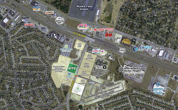 Pictures of Land property located at 3221 Rosewood Dr, Killeen, TX 76542 for sales - image #1