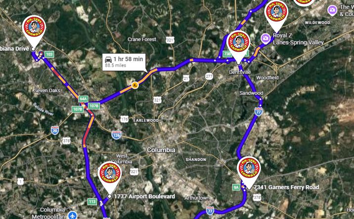 Pictures of Special Purpose property located at 1980 Clemson Rd, Columbia, SC 29229, 1777 Airport Blvd, Cayce, SC 29033, 7333 Parklane Rd, Columbia, SC 29223, 7341 Garners Ferry Rd, Columbia, SC 29209, 301 Columbiana Dr, Columbia, SC 29212, 9301 Two Notch Rd, Columbia, SC 29223 for sales - image #1