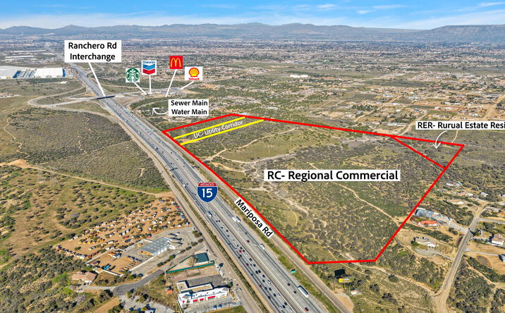 Pictures of Land property located at Mariposa Rd, Hesperia, CA 92344 for sales - image #1