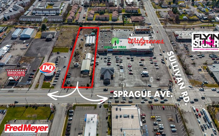 Pictures of Retail, Office, Land property located at 15612 E Sprague Ave, Spokane Valley, WA 99037 for sales - image #1