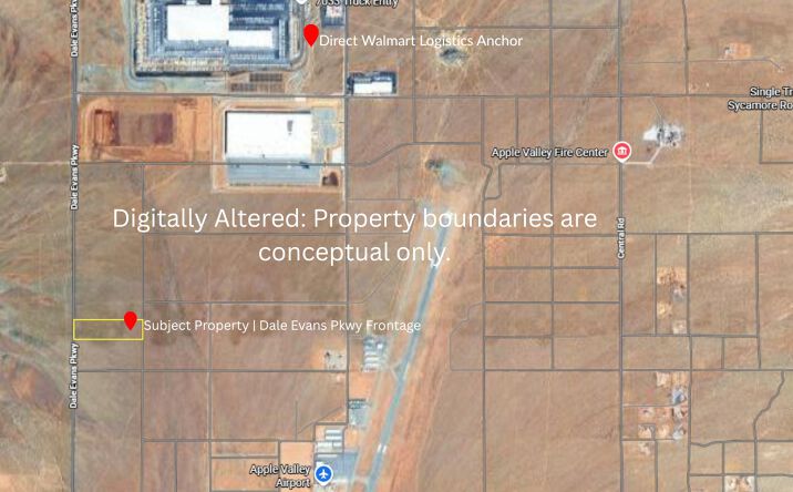 Pictures of Land property located at 0 Dale Evans Pkwy, Apple Valley, CA 92307 for sales - image #1