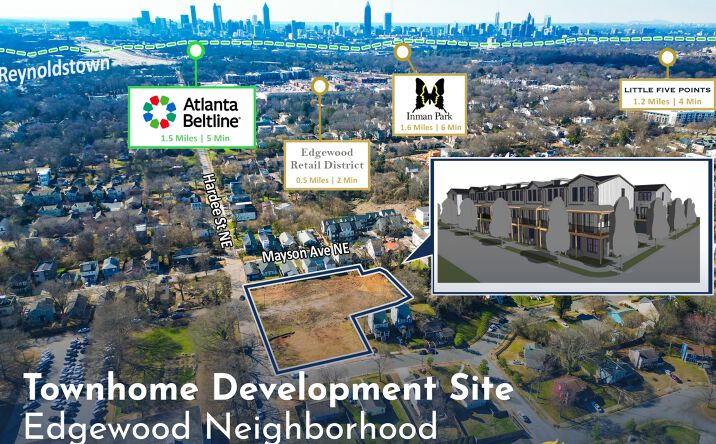 Pictures of Land property located at 1526 Hardee St NE, Atlanta, GA 30307 for sales - image #1