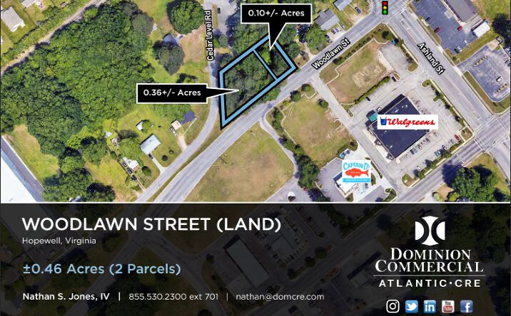 Pictures of Land property located at 3951 Woodlawn St, Hopewell, VA 23860 for sales - image #1