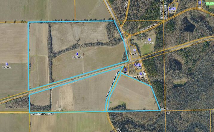 Pictures of Land property located at 5900 Highway 8 Sod Farm, Holcomb, MS 38940 for sales - image #1