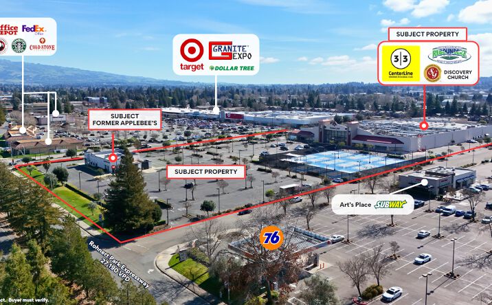 Pictures of Retail property located at 555 Rohnert Park Expy, Rohnert Park, CA 94928 for sales - image #1